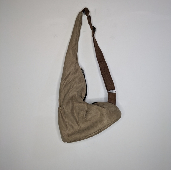 PETEGO X Emanuele Bianchi Tan Padded Crossbody Messenger Dog Cat Pet Carrier - Picture 6 of 13